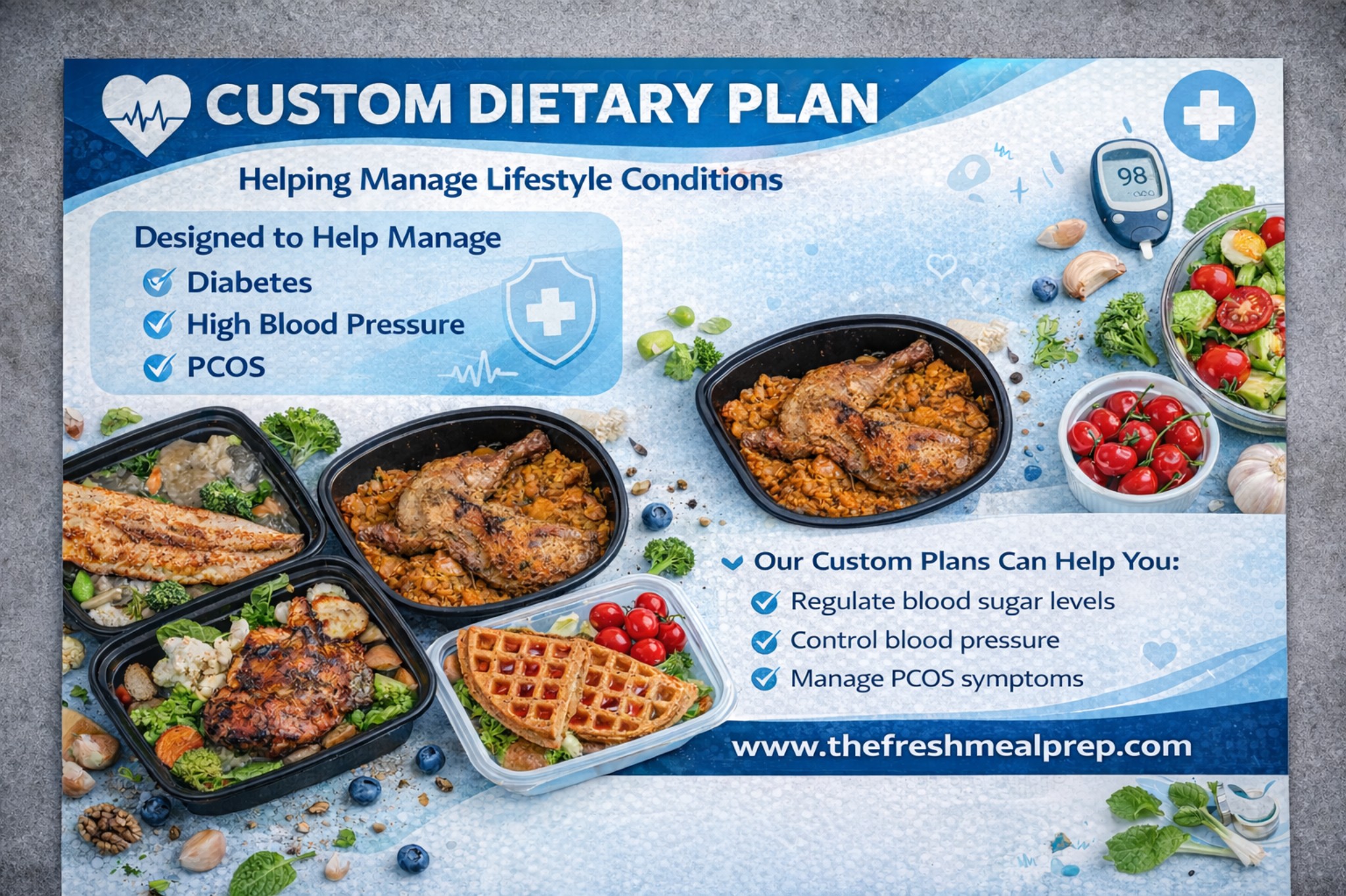 Custom meal plan for blood pressure
